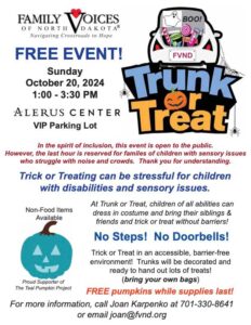 Family Voices ND Trunk Or Treat @ Alerus Center