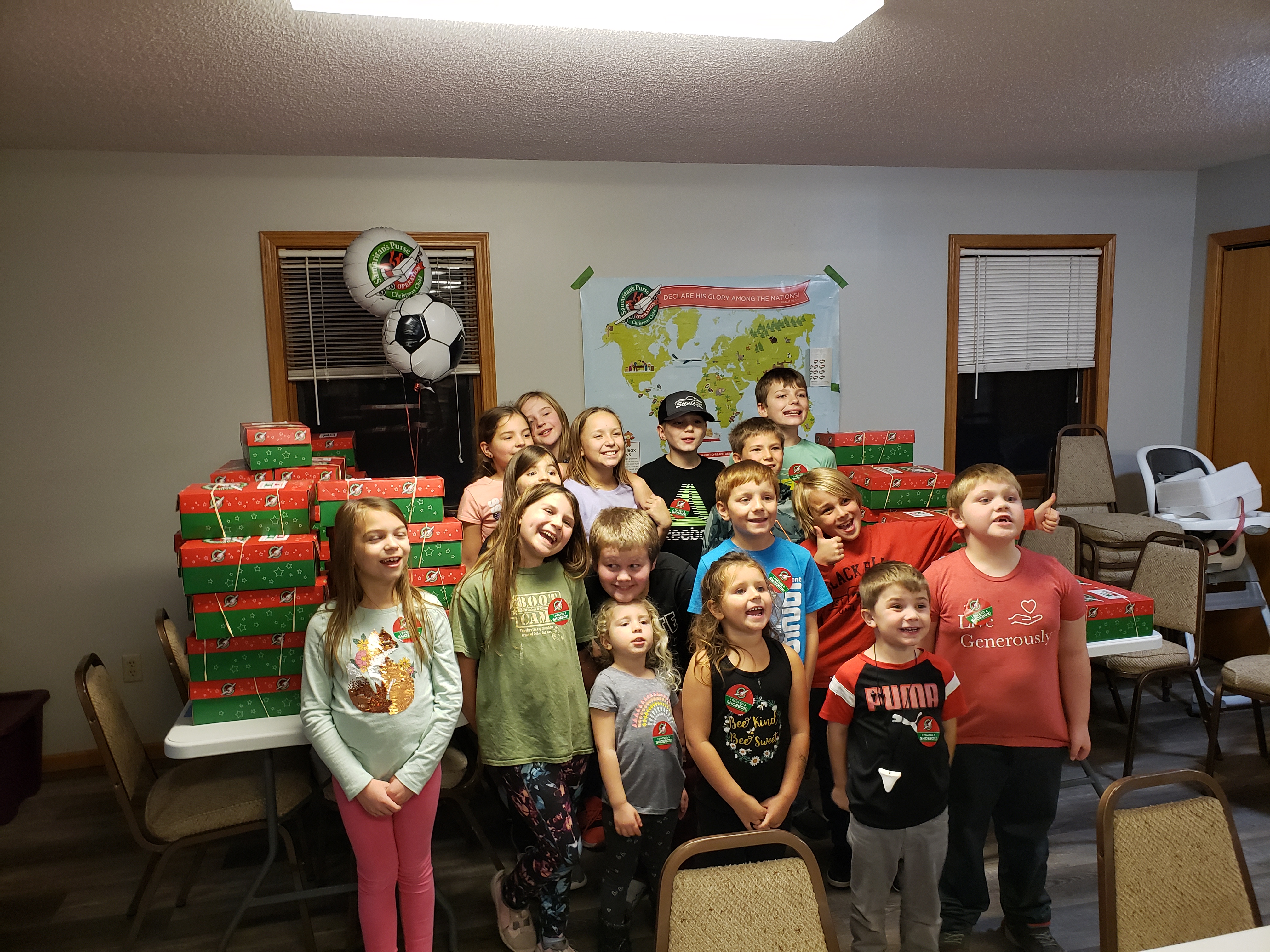 Operation Christmas Child Shoebox Packing Party @ Bible Buddies