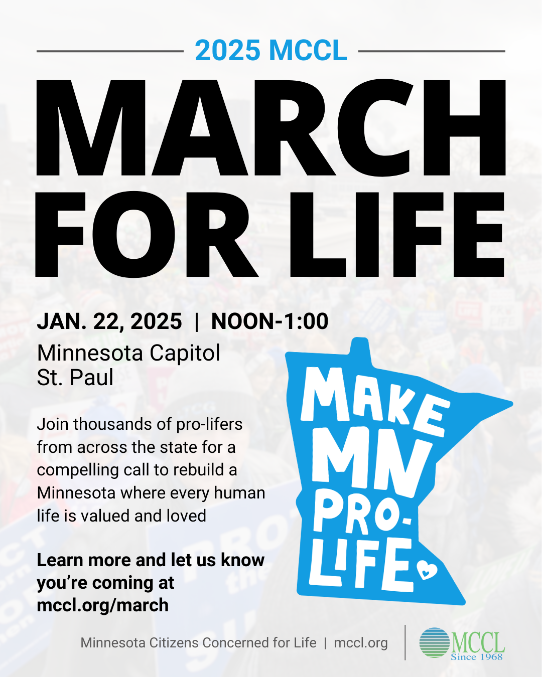 March For Life Bus St. Paul @ Cenex South Bemidji