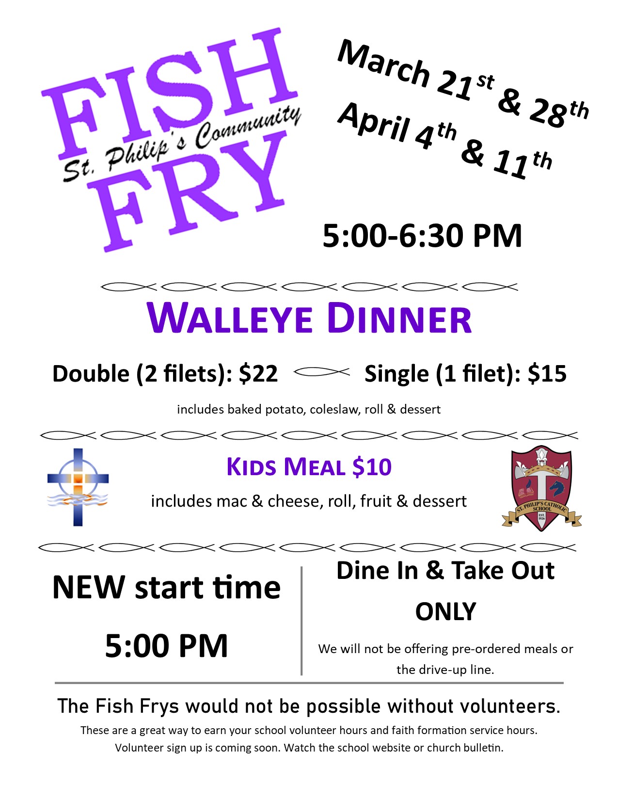 St. Philip's Fish Fry @ St. Philip's Catholic Church